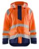 Afbeeldingen van BLÅKLÄDER Regenjas LEVEL 1 4323 High Vis oranje/marineblauw 3XL