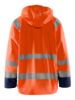 Afbeeldingen van BLÅKLÄDER Regenjas LEVEL 1 4323 High Vis oranje/marineblauw 3XL