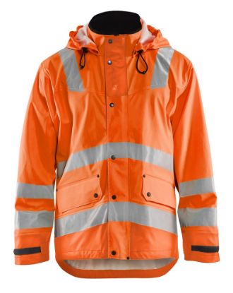 Afbeeldingen van BLÅKLÄDER Regenjas LEVEL 2 4302 High Vis oranje 2XL
