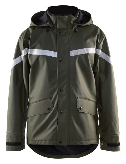 Afbeeldingen van BLÅKLÄDER Regenjas LEVEL 2 4305 army groen 4XL