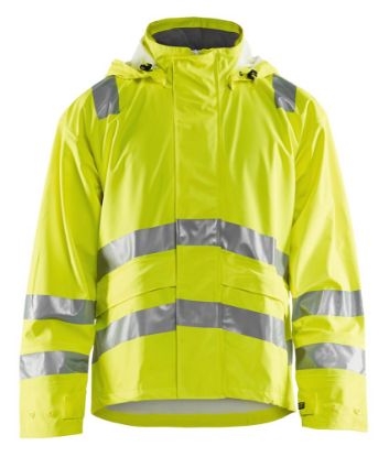 Afbeeldingen van BLÅKLÄDER Regenjas vlamvertragend 4303 High Vis geel 3XL