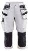 Afbeeldingen van BLÅKLÄDER Schilderspiraatbroek dames met stretch X1900 7109 wit/zwart C48