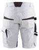 Afbeeldingen van BLÅKLÄDER Schildersshort met stretch 1094 wit/donkergrijs C60