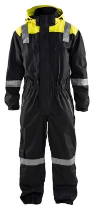 Afbeeldingen van BLÅKLÄDER Shell overall 6786 zwart/High Vis geel D100
