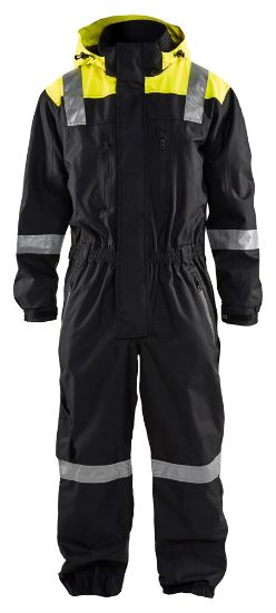 Afbeeldingen van BLÅKLÄDER Shell overall 6786 zwart/High Vis geel C46