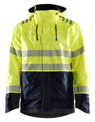 Afbeeldingen van BLÅKLÄDER Shelljack Multinorm 4088 High Vis geel/marineblauw XS