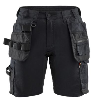 Afbeeldingen van BLÅKLÄDER Short dames met 2-weg stretch 7133 zwart C48