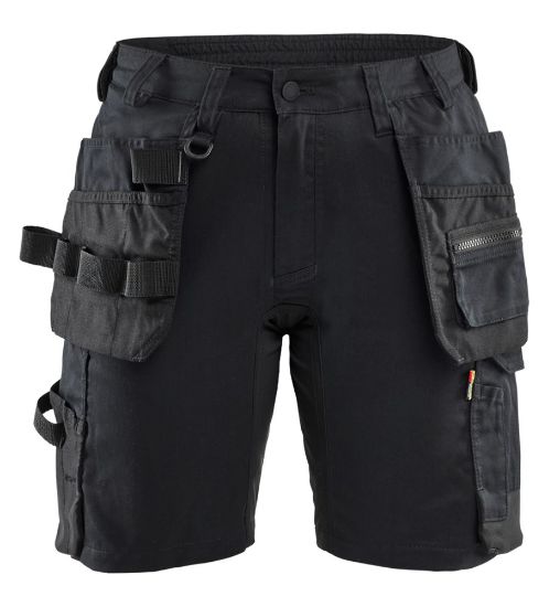 Afbeeldingen van BLÅKLÄDER Short dames met 2-weg stretch 7133 zwart C54