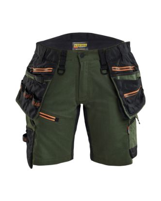 Afbeeldingen van BLÅKLÄDER Short dames met 2-weg stretch 7175 woudgroen/roest C32