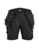Afbeeldingen van BLÅKLÄDER Short dames met 2-weg stretch 7175 zwart/zwart C48