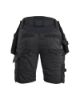 Afbeeldingen van BLÅKLÄDER Short dames met 2-weg stretch 7175 zwart/zwart C48
