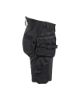 Afbeeldingen van BLÅKLÄDER Short dames met 2-weg stretch 7175 zwart/zwart C48