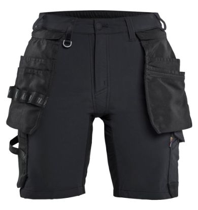 Afbeeldingen van BLÅKLÄDER Short dames met 4-weg stretch 7124 zwart C32