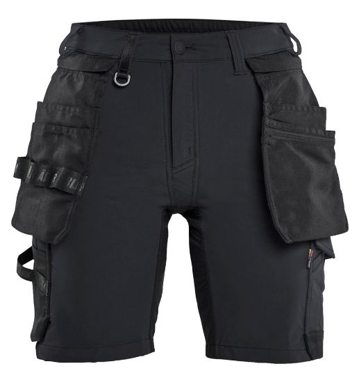Afbeeldingen van BLÅKLÄDER Short dames met 4-weg stretch 7124 zwart C32