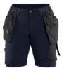 Afbeeldingen van BLÅKLÄDER Short dames met 4-weg stretch 7183 donker marineblauw/zwart C50