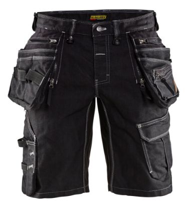 Afbeeldingen van BLÅKLÄDER Short denim stretch X1900 1992 zwart C62