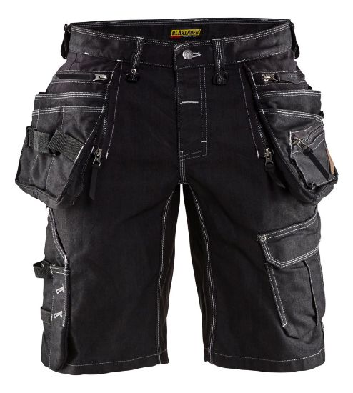 Afbeeldingen van BLÅKLÄDER Short denim stretch X1900 1992 zwart C60