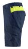 Afbeeldingen van BLÅKLÄDER Short industrie met stretch 1446 donker marineblauw/High Vis geel C50