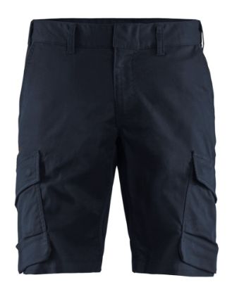 Afbeeldingen van BLÅKLÄDER Short industrie met stretch 1446 donker marineblauw/zwart C60