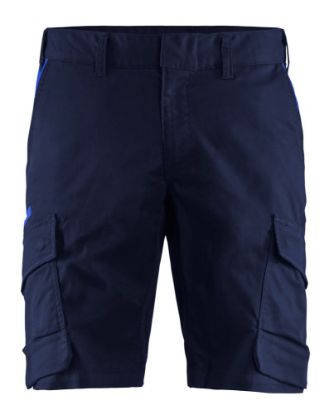Afbeeldingen van BLÅKLÄDER Short industrie met stretch 1446 marineblauw/korenblauw C52