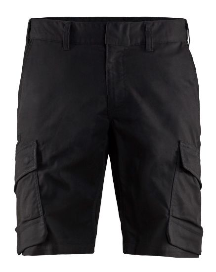 Afbeeldingen van BLÅKLÄDER Short industrie met stretch 1446 zwart C46