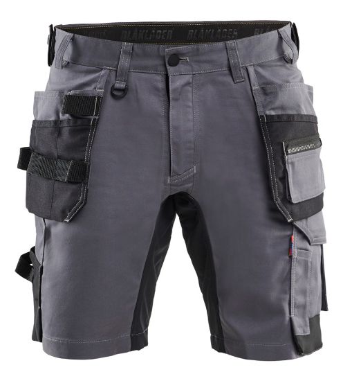 Afbeeldingen van BLÅKLÄDER Short met 2-weg stretch 1752 medium grijs C64