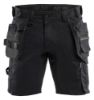 Afbeeldingen van BLÅKLÄDER Short met 2-weg stretch 1752 zwart C60