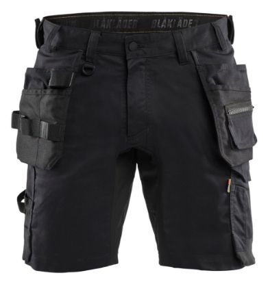 Afbeeldingen van BLÅKLÄDER Short met 2-weg stretch 1752 zwart C62