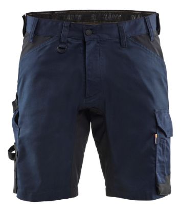 Afbeeldingen van BLÅKLÄDER Short met 2-weg stretch 1753 donker marineblauw C48