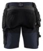 Afbeeldingen van BLÅKLÄDER Short met 4-weg stretch 1520 donker marineblauw/zwart C62