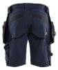Afbeeldingen van BLÅKLÄDER Short met 4-weg stretch 1702 donker marineblauw/zwart C48