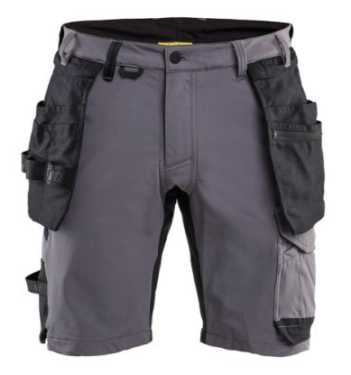 Afbeeldingen van BLÅKLÄDER Short met 4-weg stretch 1702 medium grijs/zwart C54