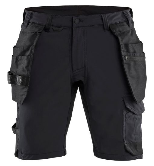 Afbeeldingen van BLÅKLÄDER Short met 4-weg stretch 1702 zwart C60