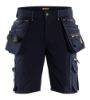 Afbeeldingen van BLÅKLÄDER Short met 4-weg stretch X1900 1988 donker marineblauw/zwart C56