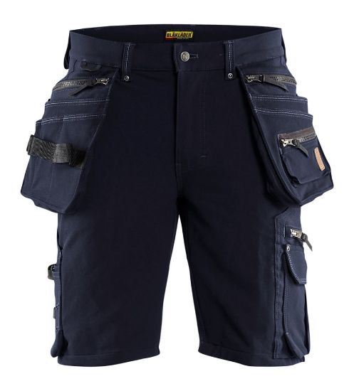 Afbeeldingen van BLÅKLÄDER Short met 4-weg stretch X1900 1988 donker marineblauw/zwart C56