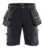 Afbeeldingen van BLÅKLÄDER Short met 4-weg stretch X1900 1988 donkergrijs/zwart C58
