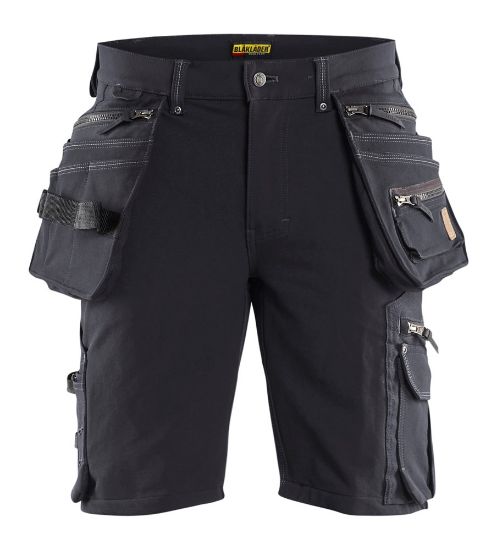Afbeeldingen van BLÅKLÄDER Short met 4-weg stretch X1900 1988 donkergrijs/zwart C58