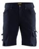 Afbeeldingen van BLÅKLÄDER Short met 4-weg stretch zonder spijkerzakken X1900 1987 donker marineblauw/zwart C60