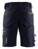 Afbeeldingen van BLÅKLÄDER Short met 4-weg stretch zonder spijkerzakken X1900 1987 donker marineblauw/zwart C60