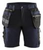 Afbeeldingen van BLÅKLÄDER Short met stretch 1598 donker marineblauw/zwart C58