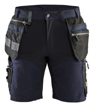 Afbeeldingen van BLÅKLÄDER Short met stretch 1598 donker marineblauw/zwart C60