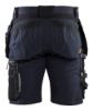 Afbeeldingen van BLÅKLÄDER Short met stretch 1598 donker marineblauw/zwart C58