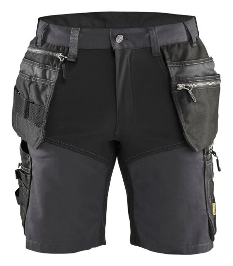 Afbeeldingen van BLÅKLÄDER Short met stretch 1598 medium grijs/zwart C48