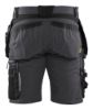 Afbeeldingen van BLÅKLÄDER Short met stretch 1598 medium grijs/zwart C48