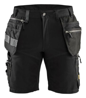 Afbeeldingen van BLÅKLÄDER Short met stretch 1598 zwart C58