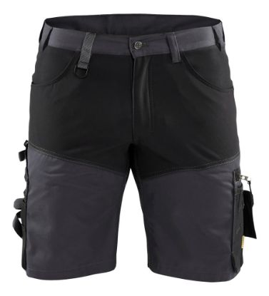 Afbeeldingen van BLÅKLÄDER Short met stretch 1798 medium grijs/zwart C48