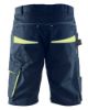 Afbeeldingen van BLÅKLÄDER Short service 1499 donker marineblauw/High Vis geel C46