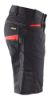 Afbeeldingen van BLÅKLÄDER Short service 1499 zwart/rood C60