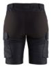 Afbeeldingen van BLÅKLÄDER Short service dames denim met stretch 7137 marineblauw/zwart C32