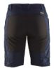 Afbeeldingen van BLÅKLÄDER Short service dames met stretch 7149 donker marineblauw/zwart C50